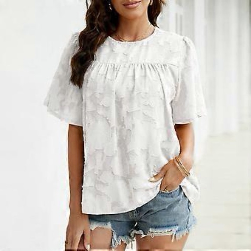White Lace Women's Top